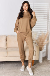 RISEN High Rise Relaxed Joggers with Pockets - Comfortable & Stylish